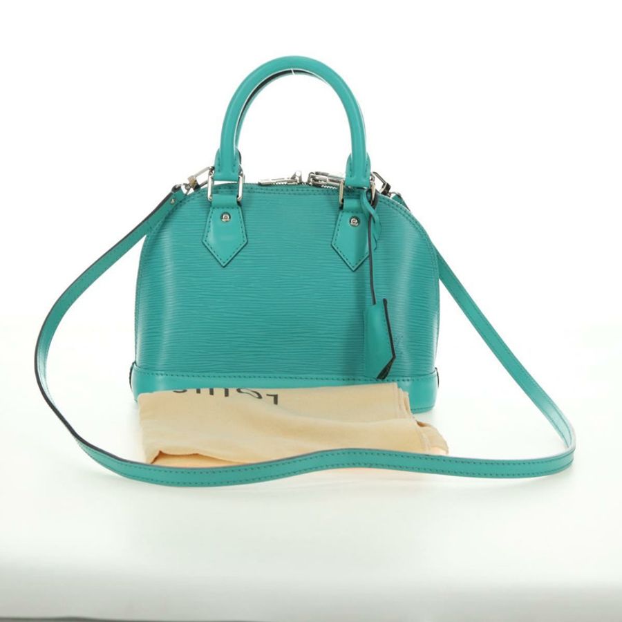 【日本直送】路易威登 Epi Alma BB 手提包 2way Turquoise Blue M40853 LV Auth 179527SAM-11
