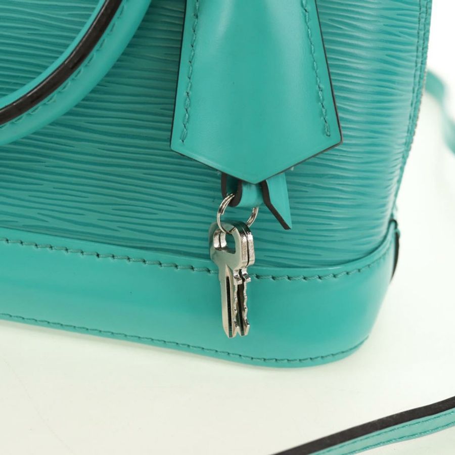 【日本直送】路易威登 Epi Alma BB 手提包 2way Turquoise Blue M40853 LV Auth 179527SAM-21