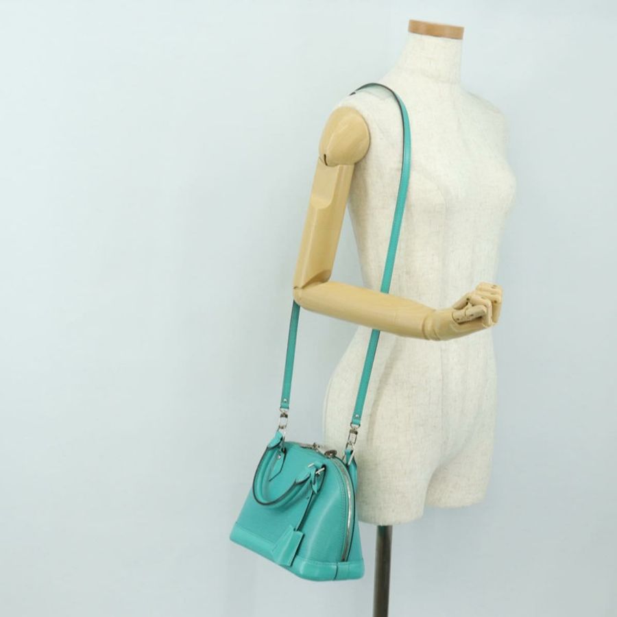 【日本直送】路易威登 Epi Alma BB 手提包 2way Turquoise Blue M40853 LV Auth 179527SAM-27