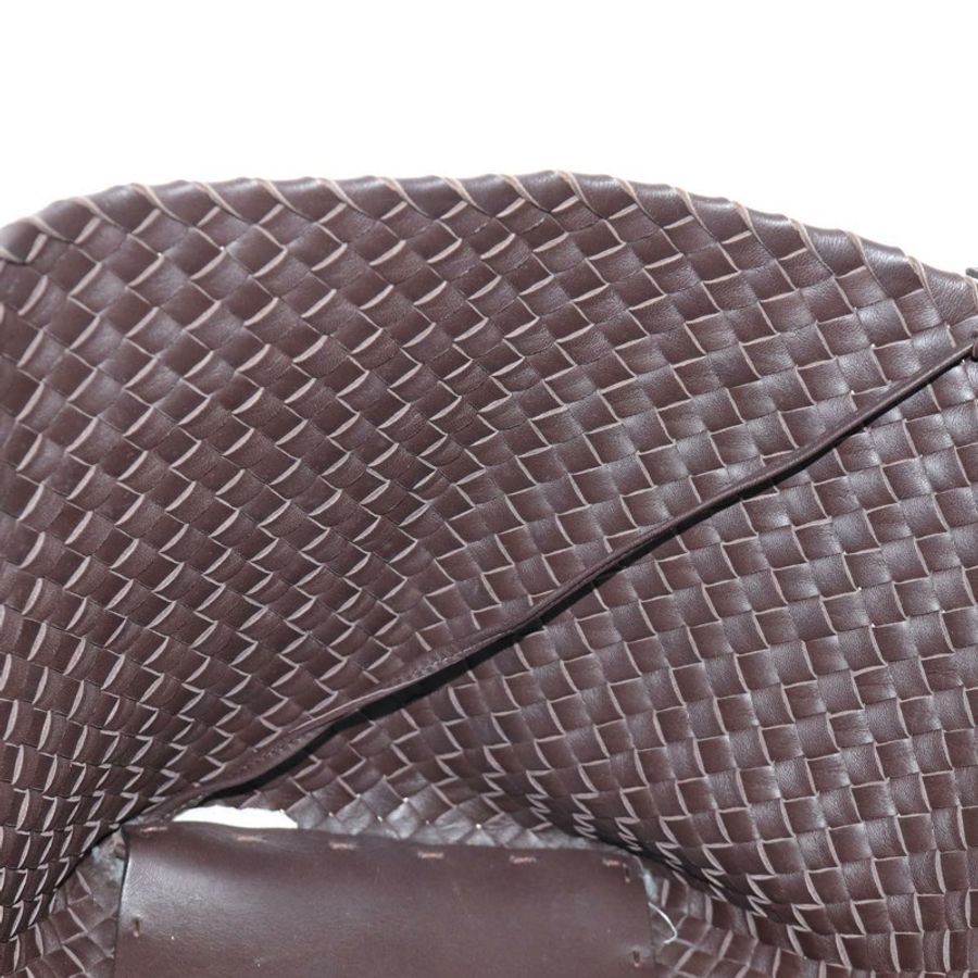 【日本直送】BOTTEGA VENETA INTRECCIATO Cabas MM 手提包 皮革 棕色 正品 185332SM-23