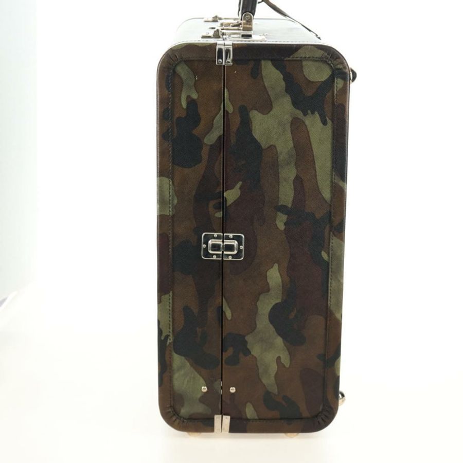 【日本直送】PRADA Trunk Saffiano 皮革迷彩款 Auth 185558V-5