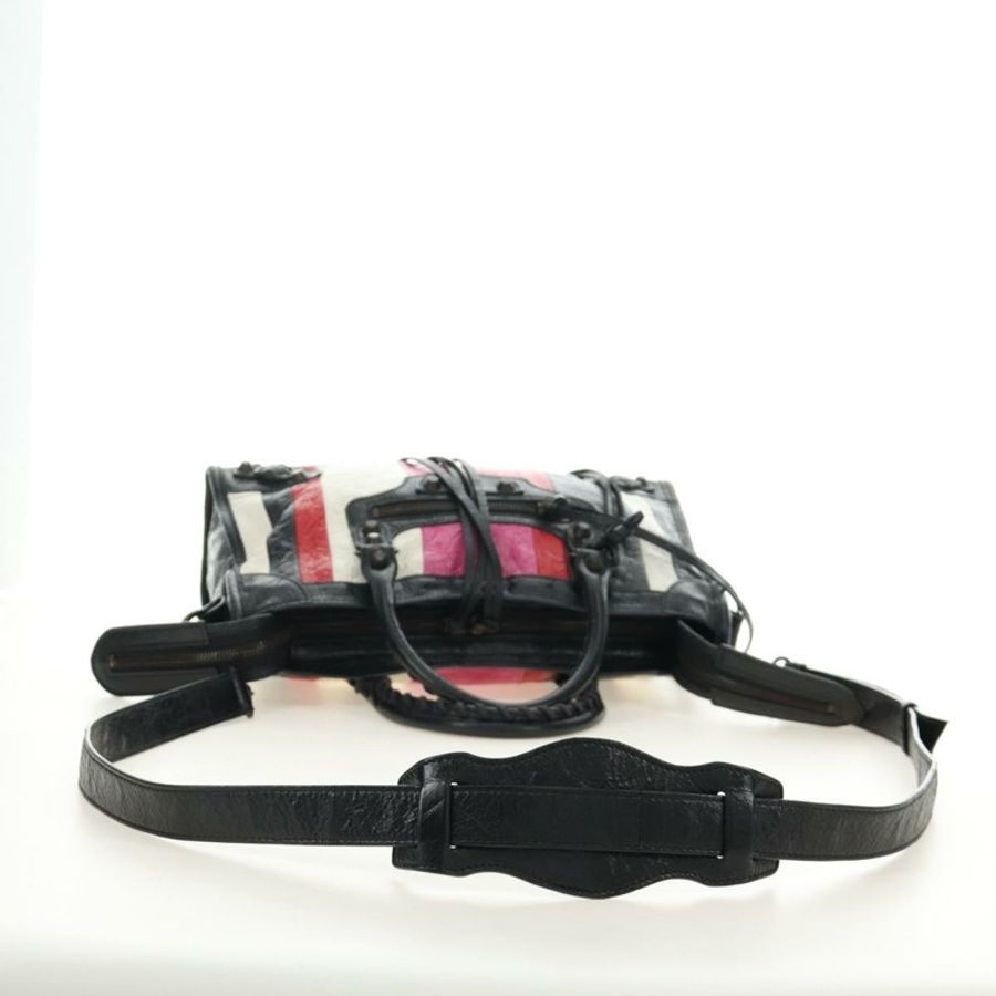 【日本直送】BALENCIAGA 經典都會手提包,皮革材質,黑色,兩用款,貨號 431621,正品編號 185339M-7