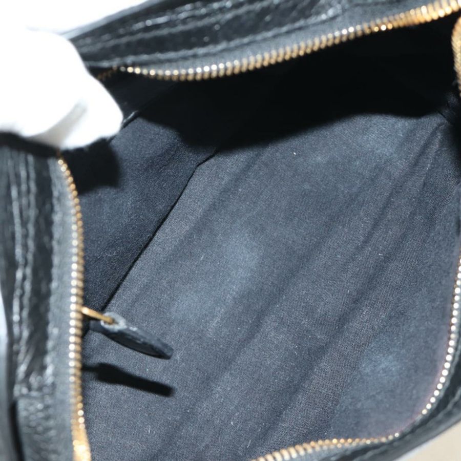 【日本直送】BALENCIAGA 迷你都會手袋 皮革 兩用 黑色 金色 309544 正品 185336SAM-8