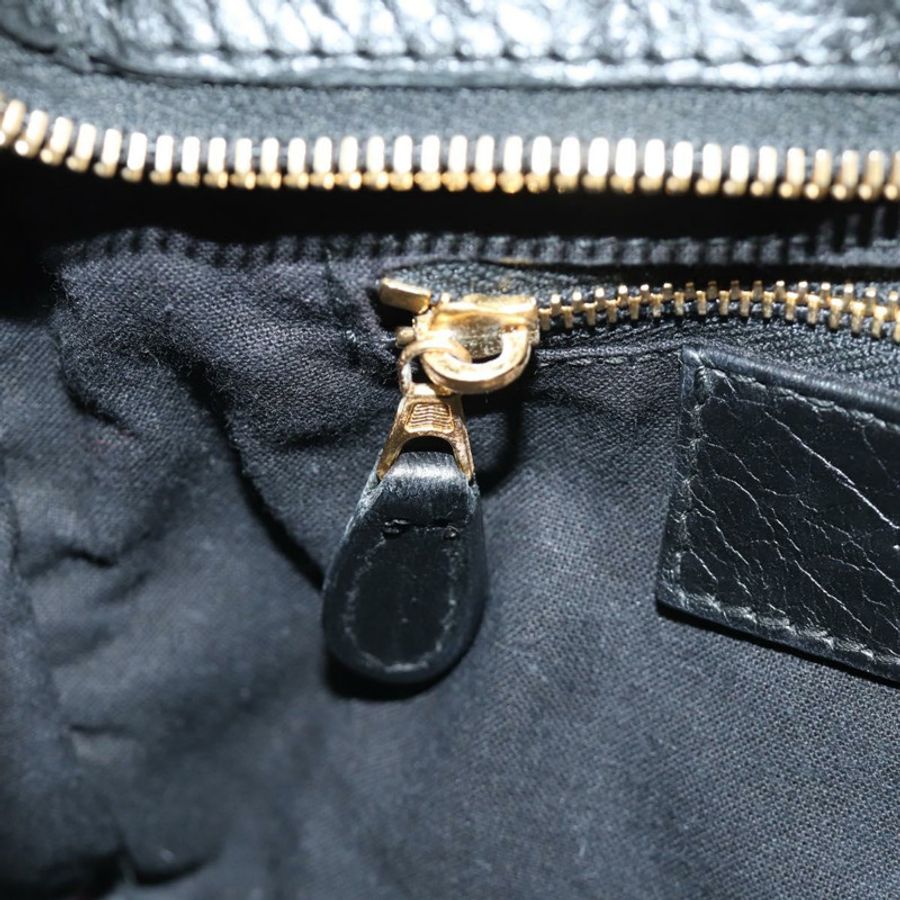 【日本直送】BALENCIAGA 迷你都會手袋 皮革 兩用 黑色 金色 309544 正品 185336SAM-23