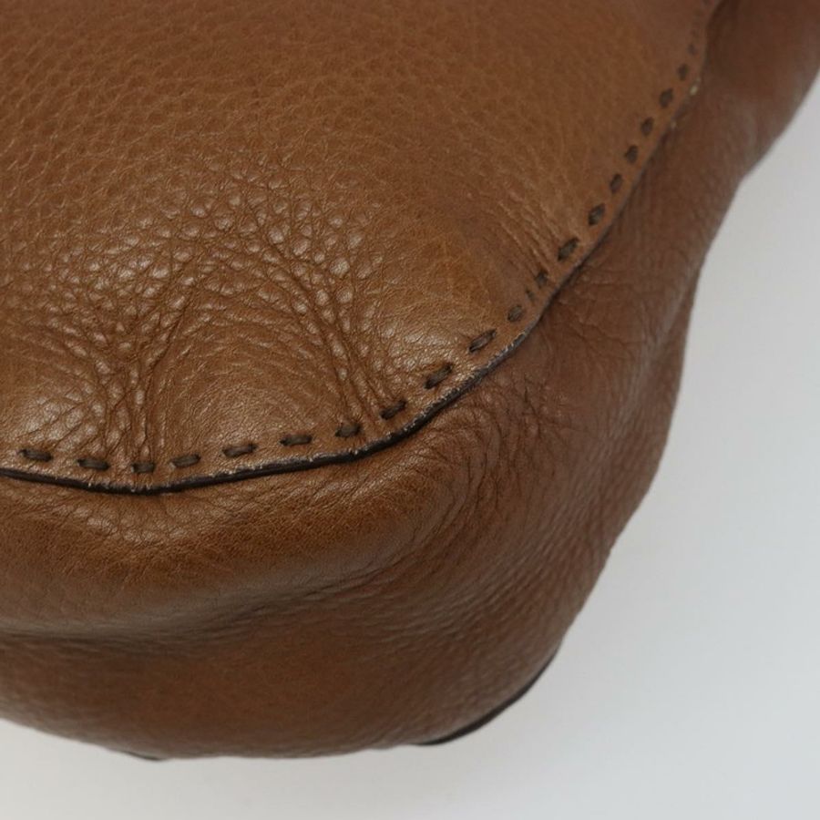 【日本直送】PRADA 棕色金色皮革肩背包,正品編號 186027A-13