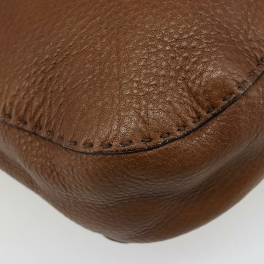 【日本直送】PRADA 棕色金色皮革肩背包,正品編號 186027A-16