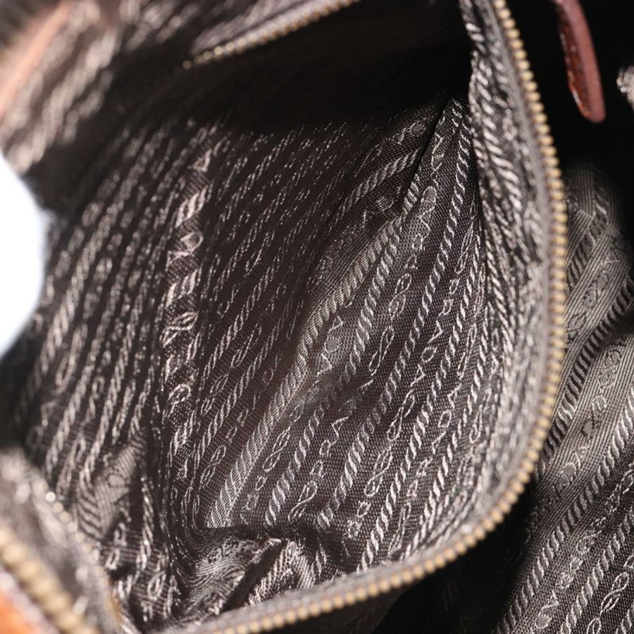 【日本直送】PRADA 棕色金色皮革肩背包,正品編號 186027A-23