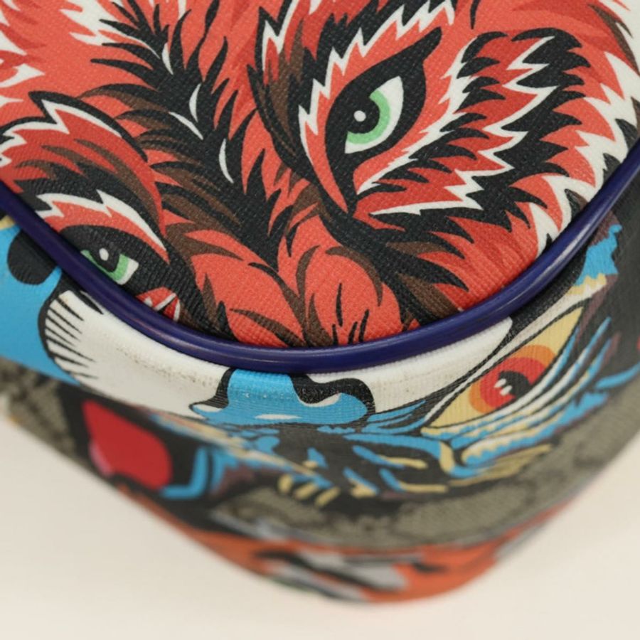 【日本直送】GUCCI 雙肩包 PVC 米色 銀色 501976 正品 185915SM-16