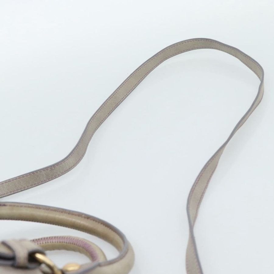【日本直送】Miu Miu Ribbon 手提包 皮革 2way 紫金 正品 186822V-14