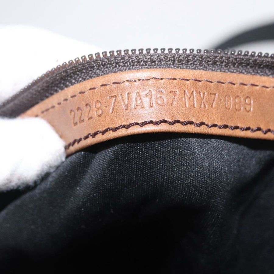 【日本直送】FENDI Zucca帆布單肩包 黑色棕色 正品 am11922V-11