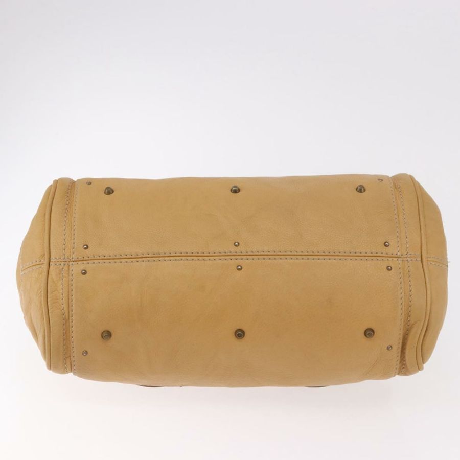 【日本直送】Chloe Paddington 手提包 皮革 米色 金 銀色 正品 am11920V-4