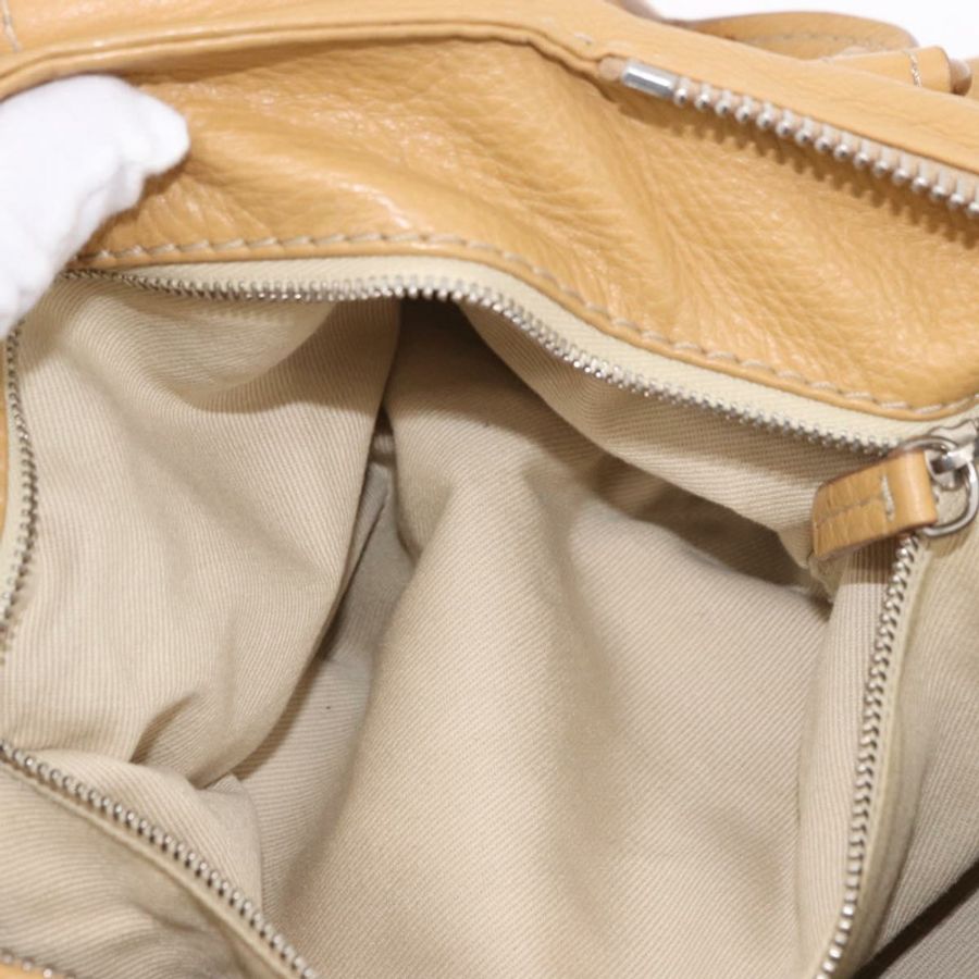 【日本直送】Chloe Paddington 手提包 皮革 米色 金 銀色 正品 am11920V-25