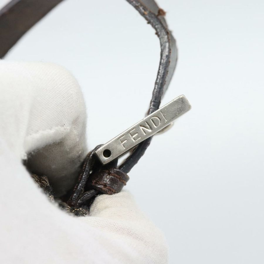 【日本直送】FENDI Zucca帆布單肩包 黑色 棕色 正品 186892V-16