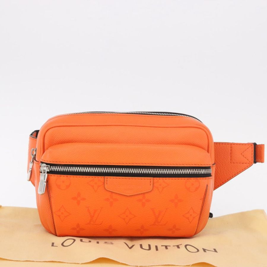 【日本直送】路易威登 Tiger Lama Monogram 腰包 戶外包 橘色 M30430 正品 186224M-11