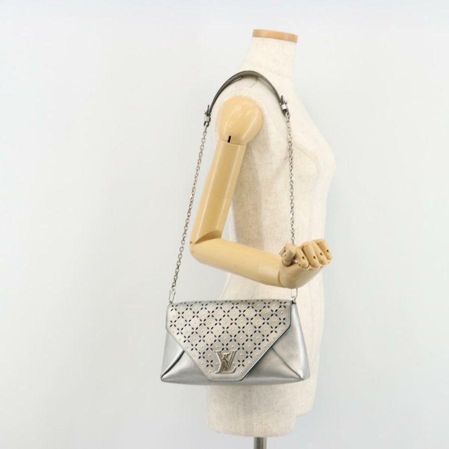 【日本直送】路易威登 LV Love Note 銀色皮革單背包 M54872 LV 正品 186225M-23