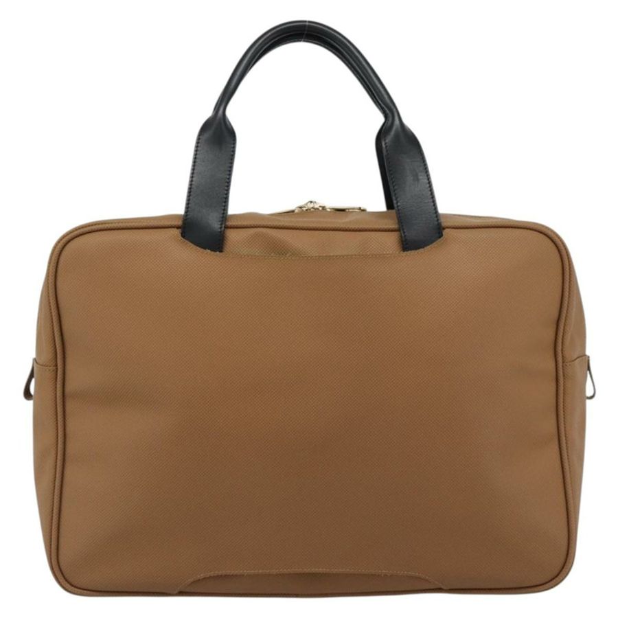 【日本直送】BOTTEGA VENETA 波士頓包 PVC帆布 米色 金色 正品 186272A-1