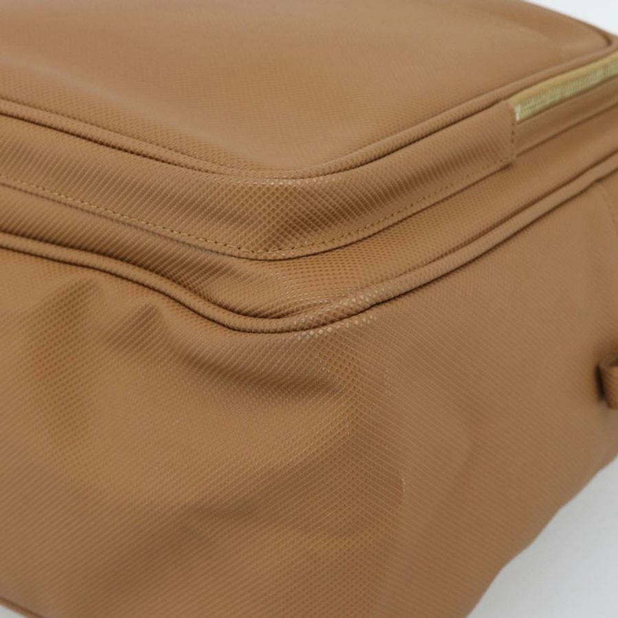 【日本直送】BOTTEGA VENETA 波士頓包 PVC帆布 米色 金色 正品 186272A-8