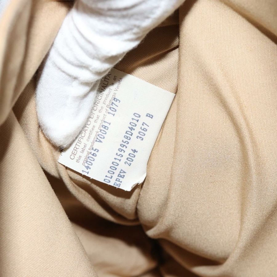 【日本直送】BOTTEGA VENETA 波士頓包 PVC帆布 米色 金色 正品 186272A-11