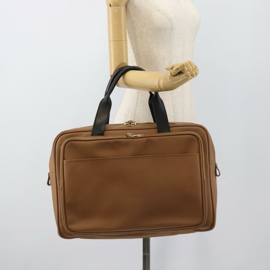 【日本直送】BOTTEGA VENETA 波士頓包 PVC帆布 米色 金色 正品 186272A-22