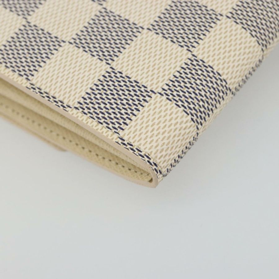 【日本直送】路易威登 Damier Azur Portefeuille Sarah 長版皮夾 N61735 LV Auth 186278V-15