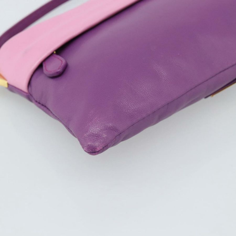 【日本直送】PRADA 紫色金色皮革肩背包,正品編號 186122A-14