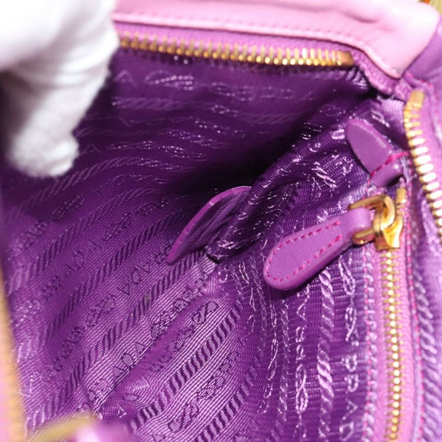 【日本直送】PRADA 紫色金色皮革肩背包,正品編號 186122A-22