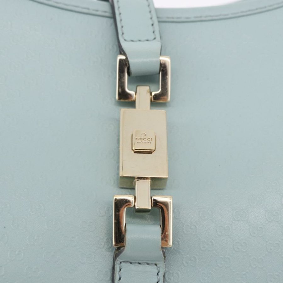 【日本直送】GUCCI Micro Guccissima Jackie 手袋 金色 淺藍色 002 1068 2404 正品 186130V-16