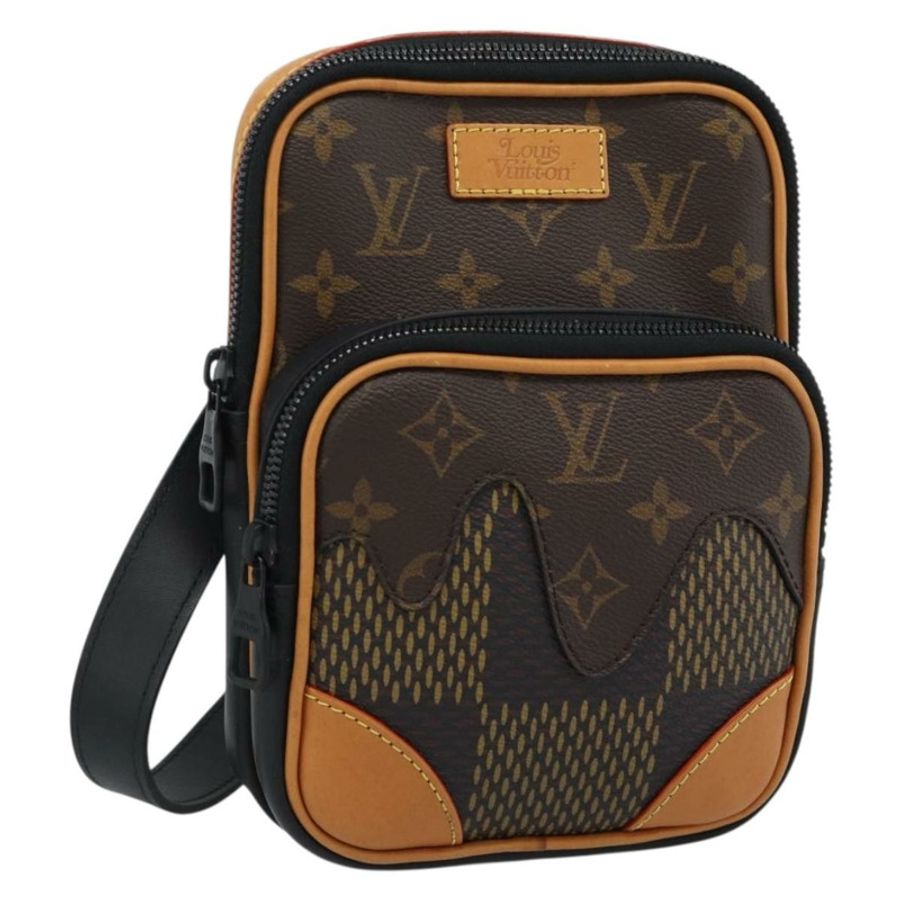 【日本直送】路易威登 Damier Giant Amazon 斜背包 棕色 N40379 LV 正品 186187SM-0
