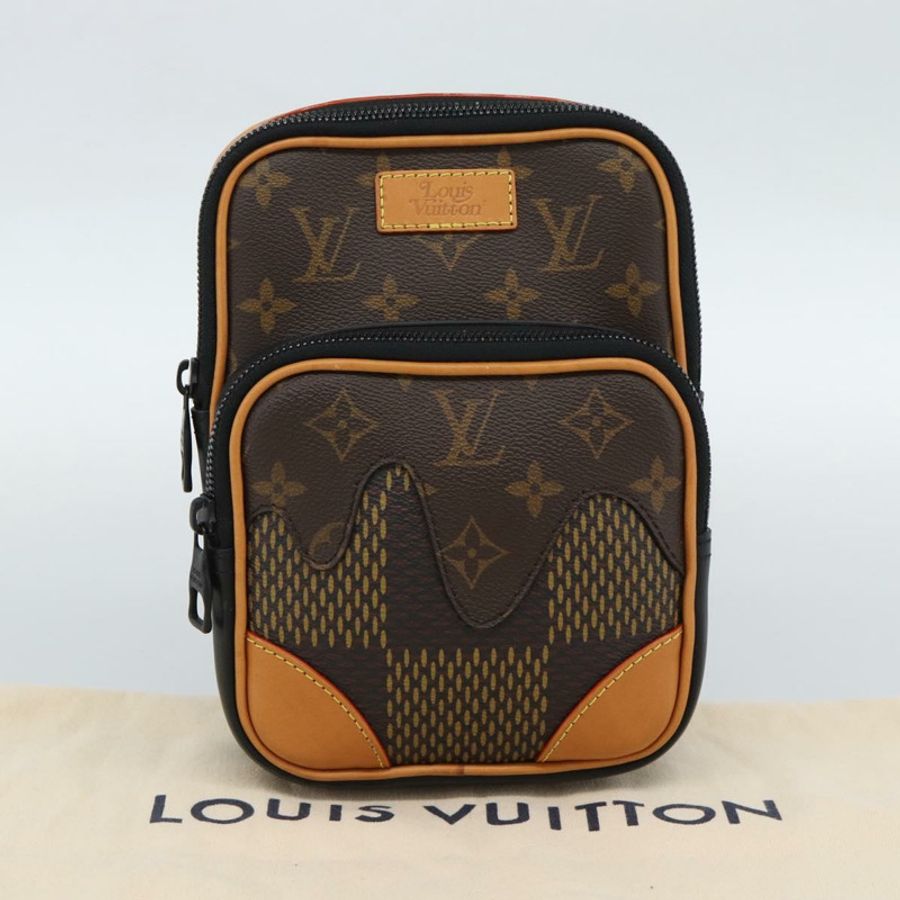 【日本直送】路易威登 Damier Giant Amazon 斜背包 棕色 N40379 LV 正品 186187SM-11