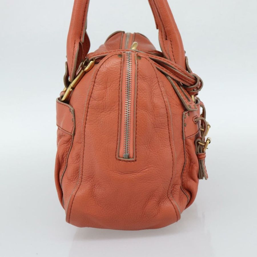 【日本直送】Chloe Paddington 手提包 真皮 粉紅色 金銀色 正品 187547V-2