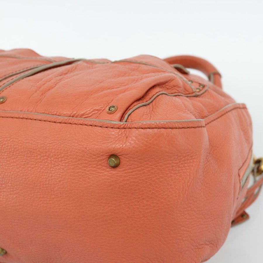【日本直送】Chloe Paddington 手提包 真皮 粉紅色 金銀色 正品 187547V-15