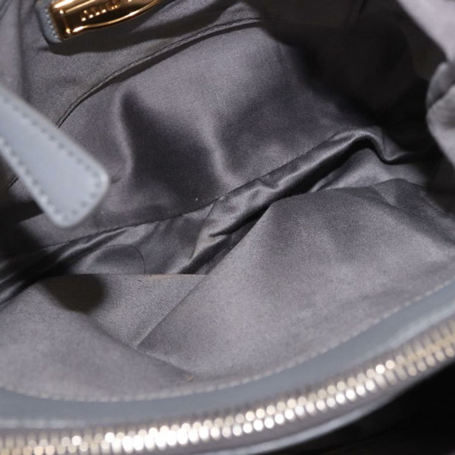 【日本直送】Miu Miu 手提包 皮革 兩用 灰色 金色 正品 187651A-10