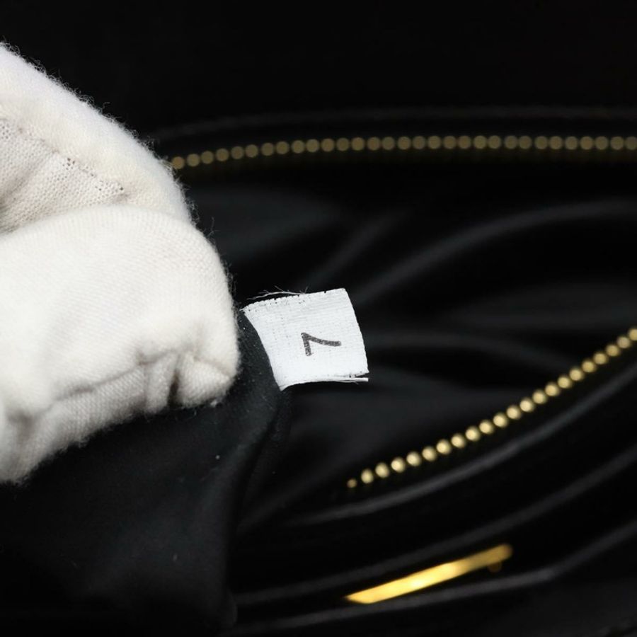 【日本直送】Miu Miu Matelasse 機車手提包 羊皮 2way 黑色 金色 Auth 187637V-9