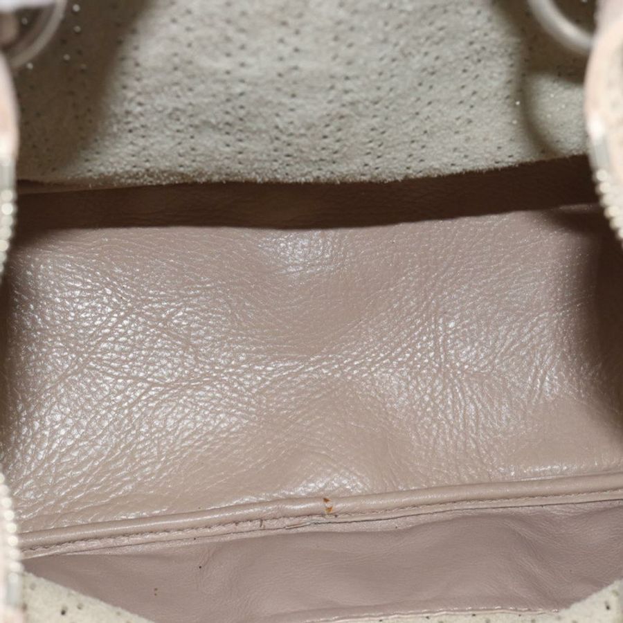 【日本直送】Chloe Kerala 手提包 皮革 米色 銀色 正品 187518V-9