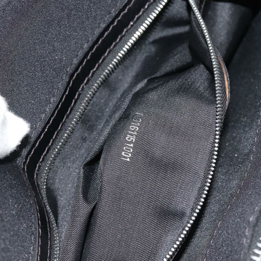 【日本直送】FENDI Mamma Baguette 單肩包 棉質針織布 黑色 銀色 正品 187506V-11