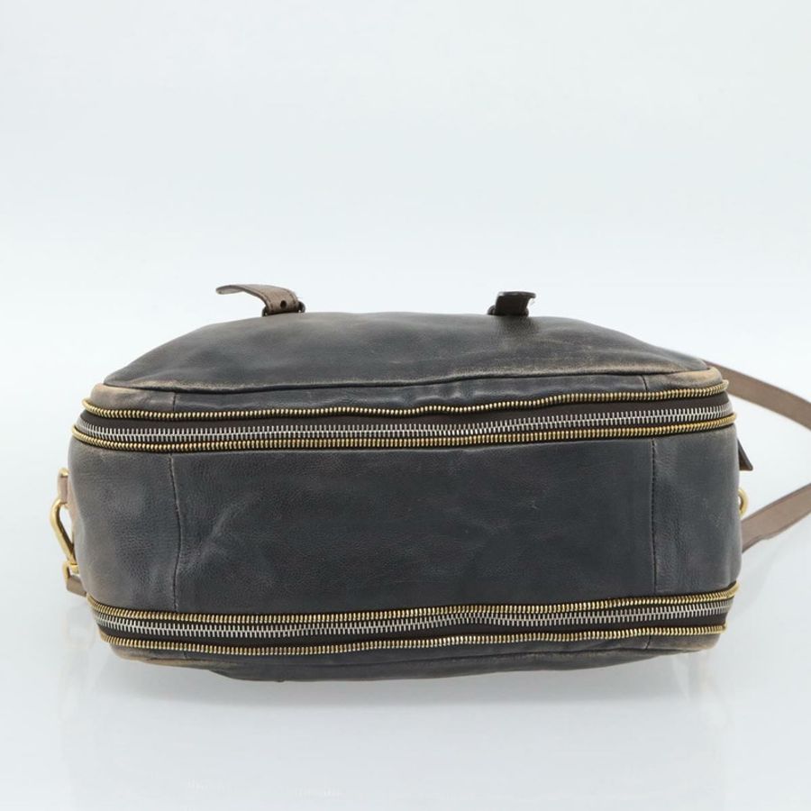 【日本直送】PRADA 手提包 皮革 兩用 米色 金色 正品 187498A-4