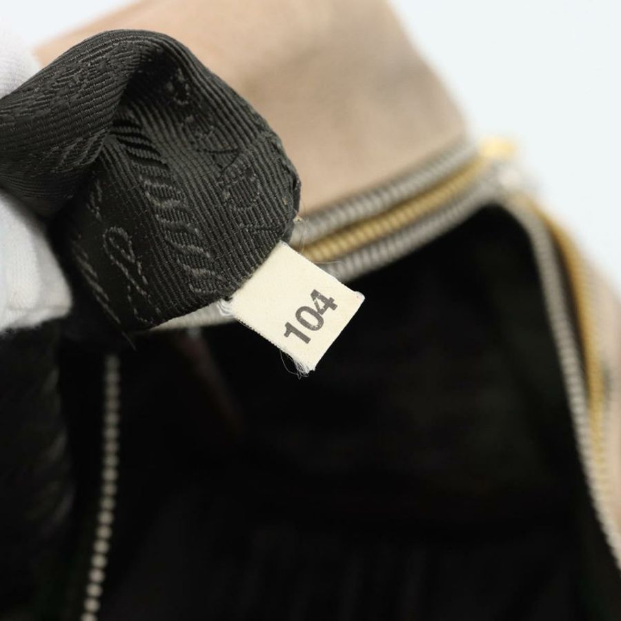 【日本直送】PRADA 手提包 皮革 兩用 米色 金色 正品 187498A-11