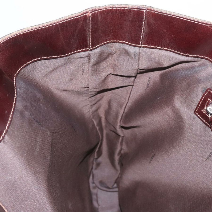 【日本直送】FENDI Zucca帆布手提包 黑色棕色 正品 187577A-18