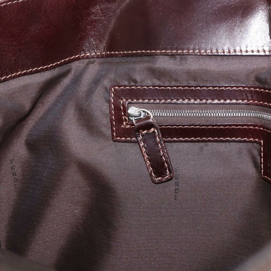 【日本直送】FENDI Zucca帆布手提包 黑色棕色 正品 187577A-19