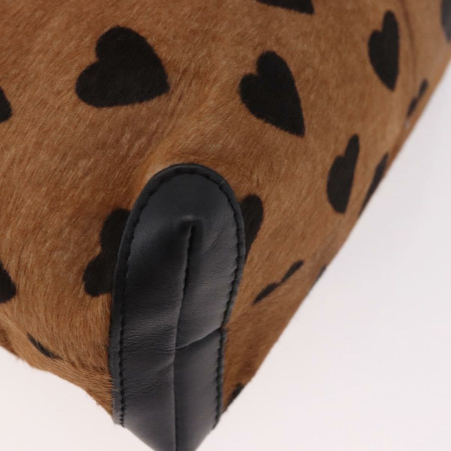 【日本直送】BURBERRY 單背包 Harako 皮革 棕色 金色 正品 187618A-16