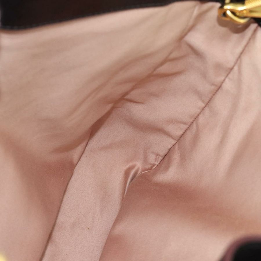 【日本直送】Miu Miu Madras 手提包 皮革 2way 黑色 金色 Auth 187556A-21