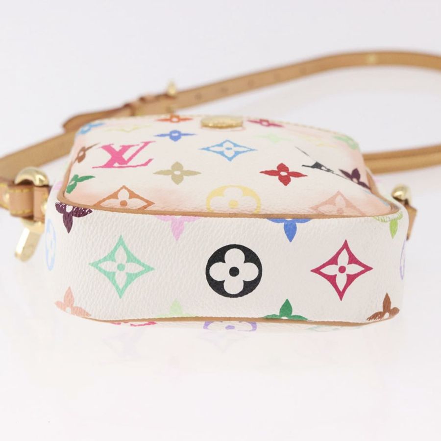 【日本直送】路易威登 Monogram Multicolor Lift 肩背包 白色 M40055 LV 正品 187196A-4
