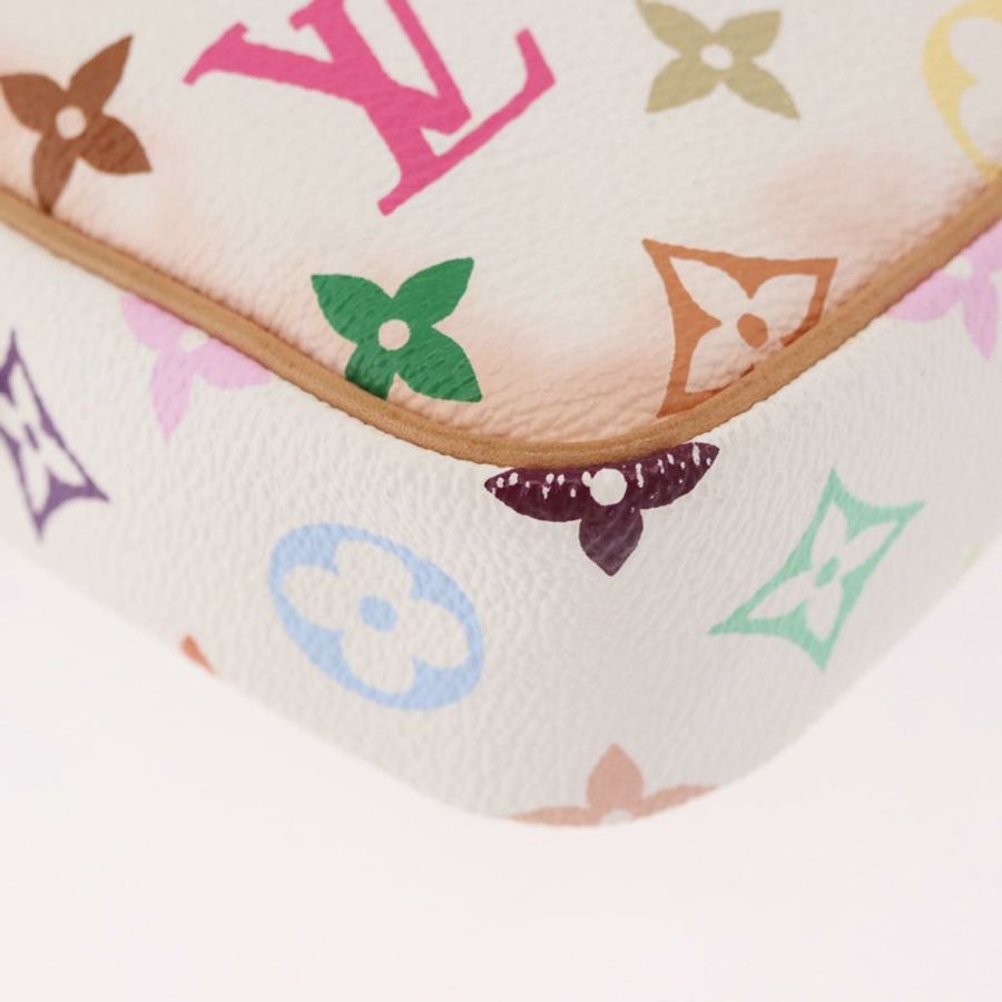 【日本直送】路易威登 Monogram Multicolor Lift 肩背包 白色 M40055 LV 正品 187196A-8