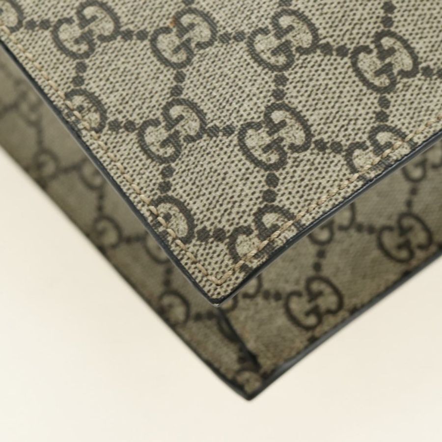 【日本直送】GUCCI GG Supreme 托特包 PVC 兩用 米色/金色 450950 正品 187728M-15