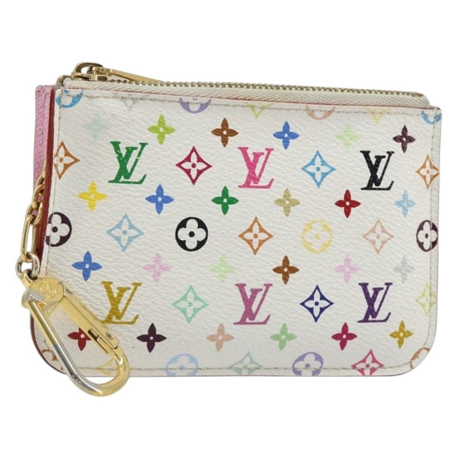 【日本直送】路易威登 Monogram Multicolor Pochette Cles NM 手袋 M93734 LV Auth 185867A-0