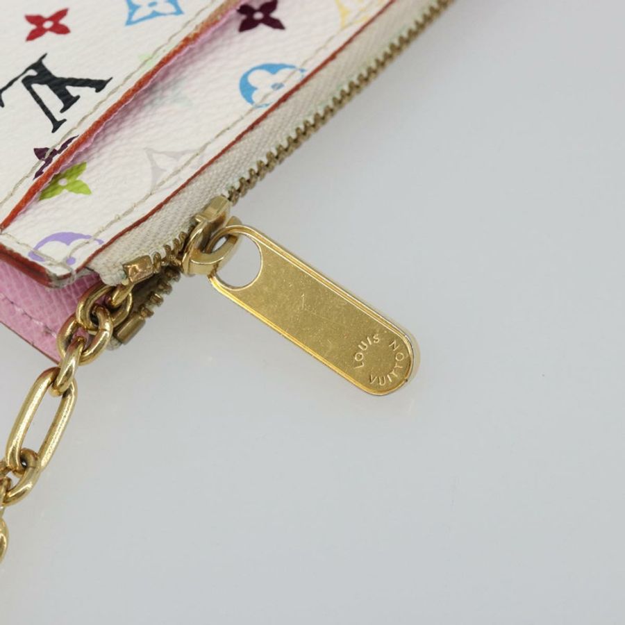【日本直送】路易威登 Monogram Multicolor Pochette Cles NM 手袋 M93734 LV Auth 185867A-7