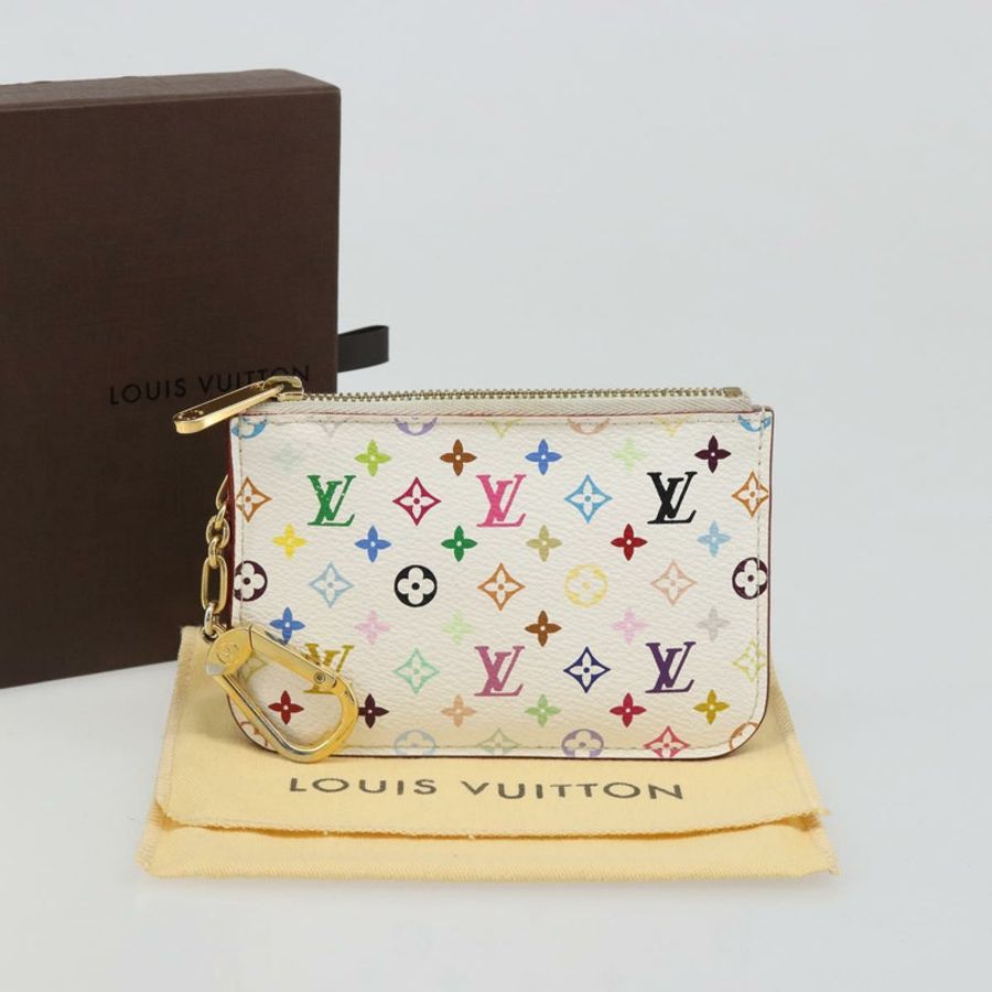 【日本直送】路易威登 Monogram Multicolor Pochette Cles NM 手袋 M93734 LV Auth 185867A-11