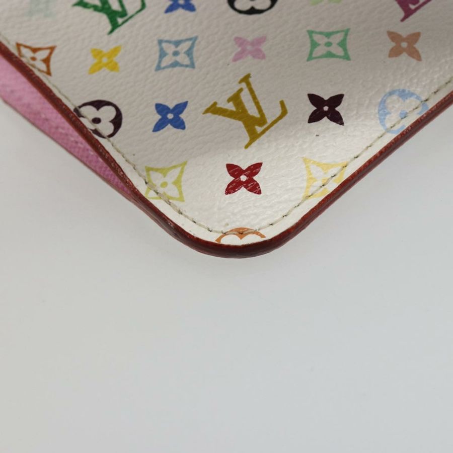【日本直送】路易威登 Monogram Multicolor Pochette Cles NM 手袋 M93734 LV Auth 185867A-13