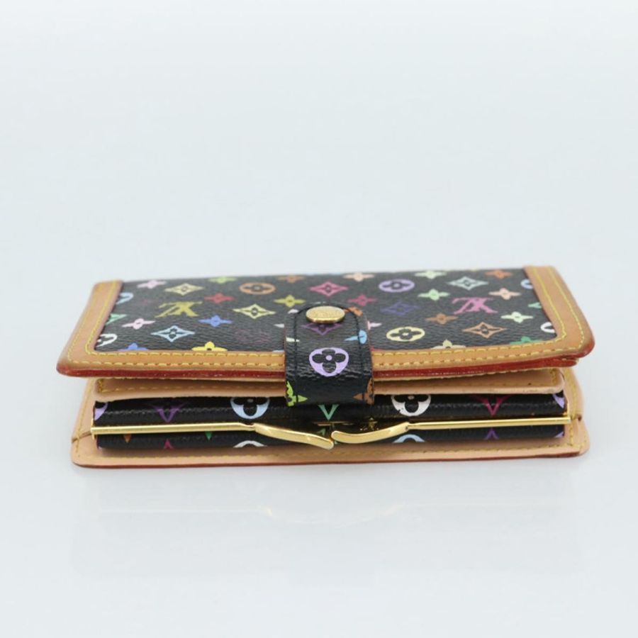 【日本直送】路易威登 多色 Portefeuille Viennois 皮夾黑色 M92988 正品 188893A-4