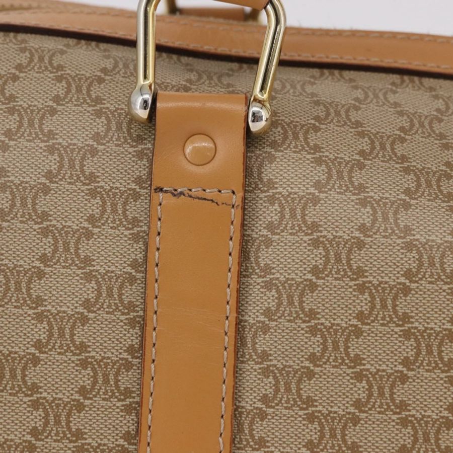 【日本直送】CELINE Macadam帆布波士頓包 PVC米色金色 正品 188481V-2